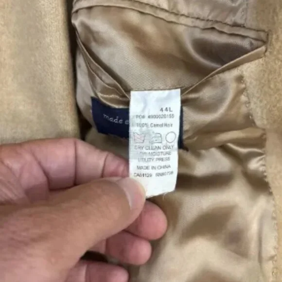 Ralph Lauren Camel Hair Blazer Loro Piana 44R Black Label